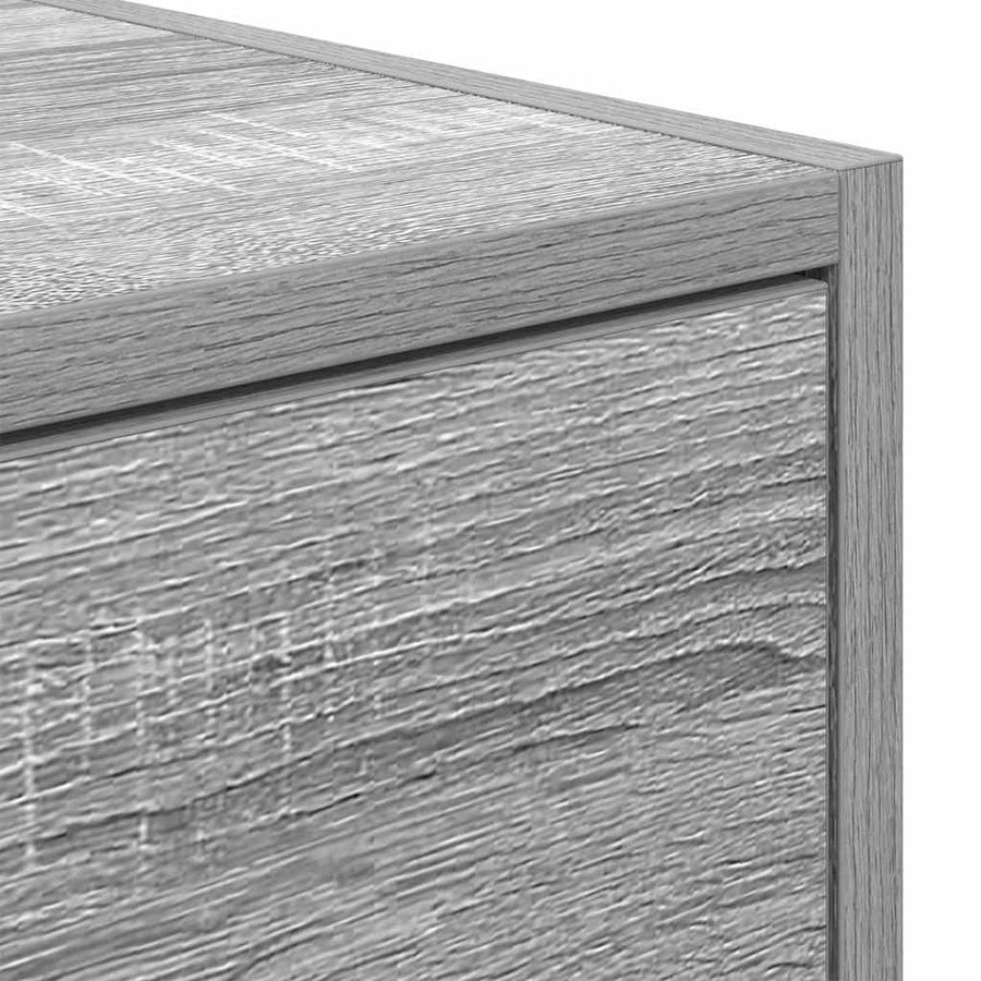 TV-meubel 60x31x25,5 cm bewerkt hout grijs sonoma eikenkleurig