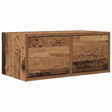 TV-meubel 60x31x25,5 cm bewerkt hout oud houtkleurig