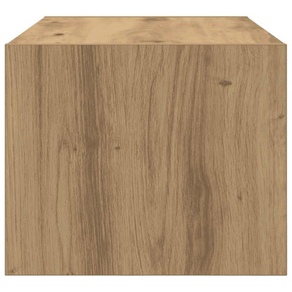 Tv-meubelen 2 st 60x31x25,5 cm bewerkt hout artisanaal eiken