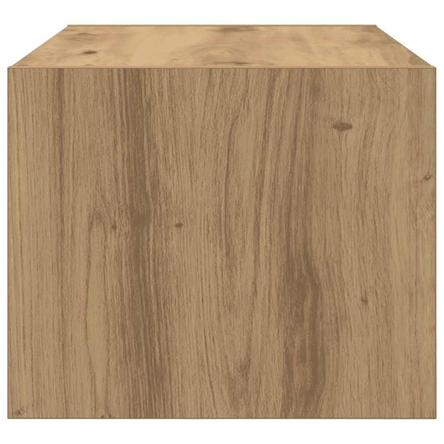 Tv-meubelen 2 st 60x31x25,5 cm bewerkt hout artisanaal eiken