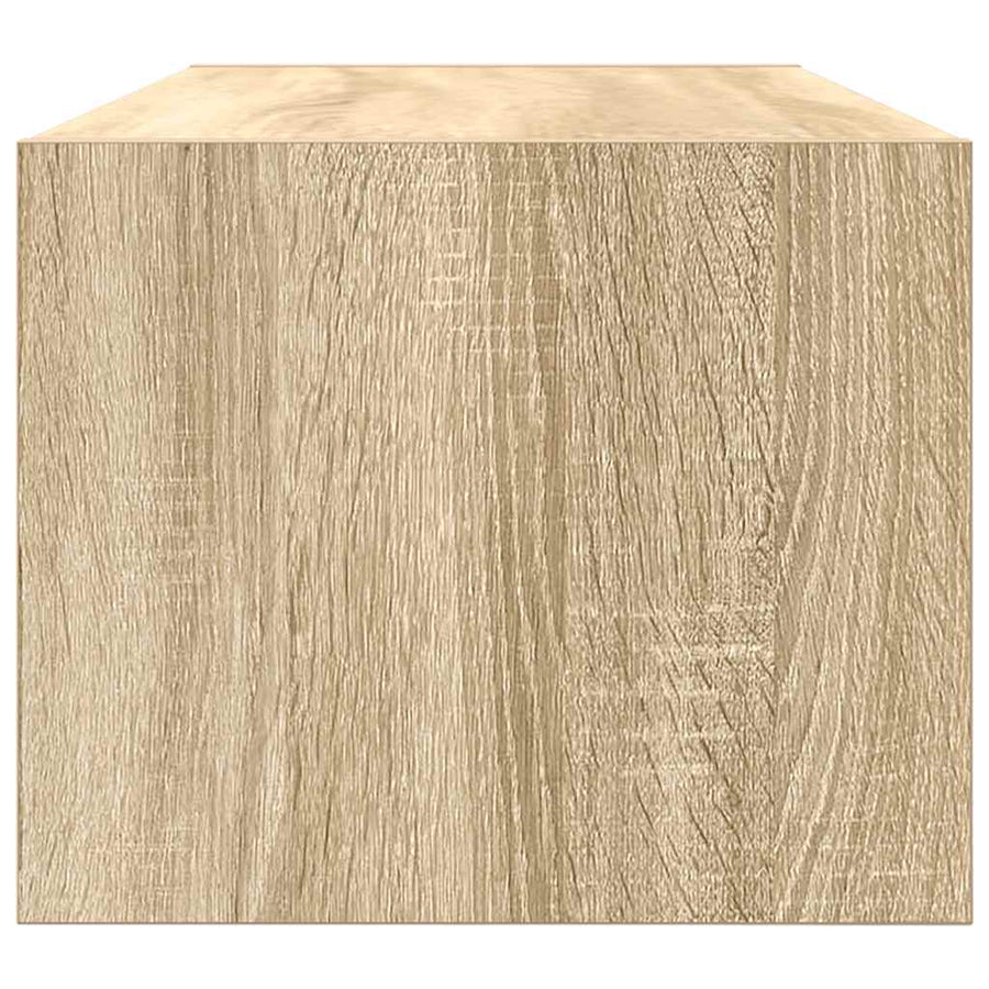 Tv-meubels 2 st 80x31x25,5 cm bewerkt hout sonoma eikenkleurig
