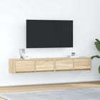 Tv-meubels 2 st 80x31x25,5 cm bewerkt hout
