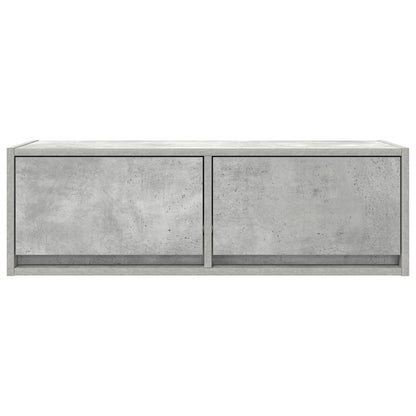 Tv-meubel 80x31x25,5 cm bewerkt hout betongrijs