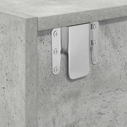 Tv-meubels 2 st 80x31x25,5 cm bewerkt hout betongrijs