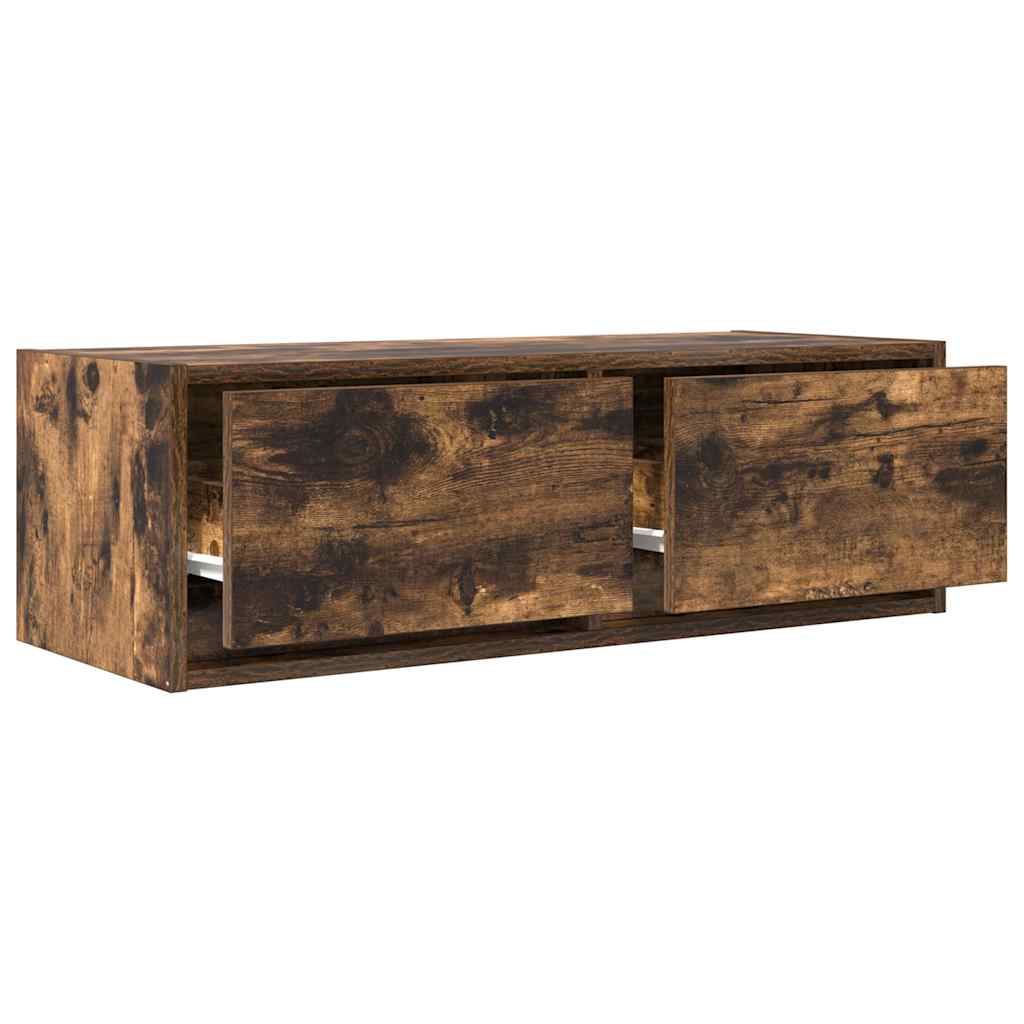 Tv-meubelen 2 st 80x31x25,5cm bewerkt hout gerookt eikenkleurig