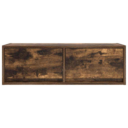 Tv-meubelen 2 st 80x31x25,5cm bewerkt hout gerookt eikenkleurig
