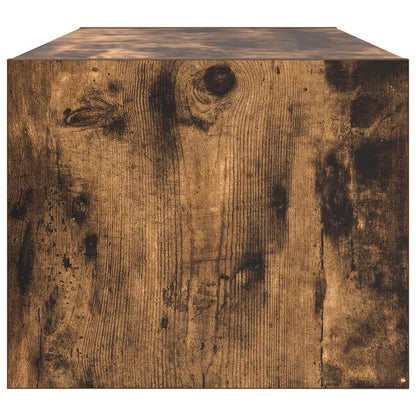 Tv-meubelen 2 st 80x31x25,5cm bewerkt hout gerookt eikenkleurig