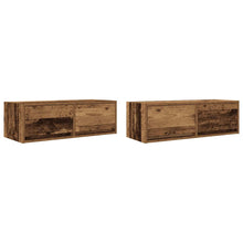 Tv-meubels 2 st 80x31x25,5 cm bewerkt hout oud houtkleurig