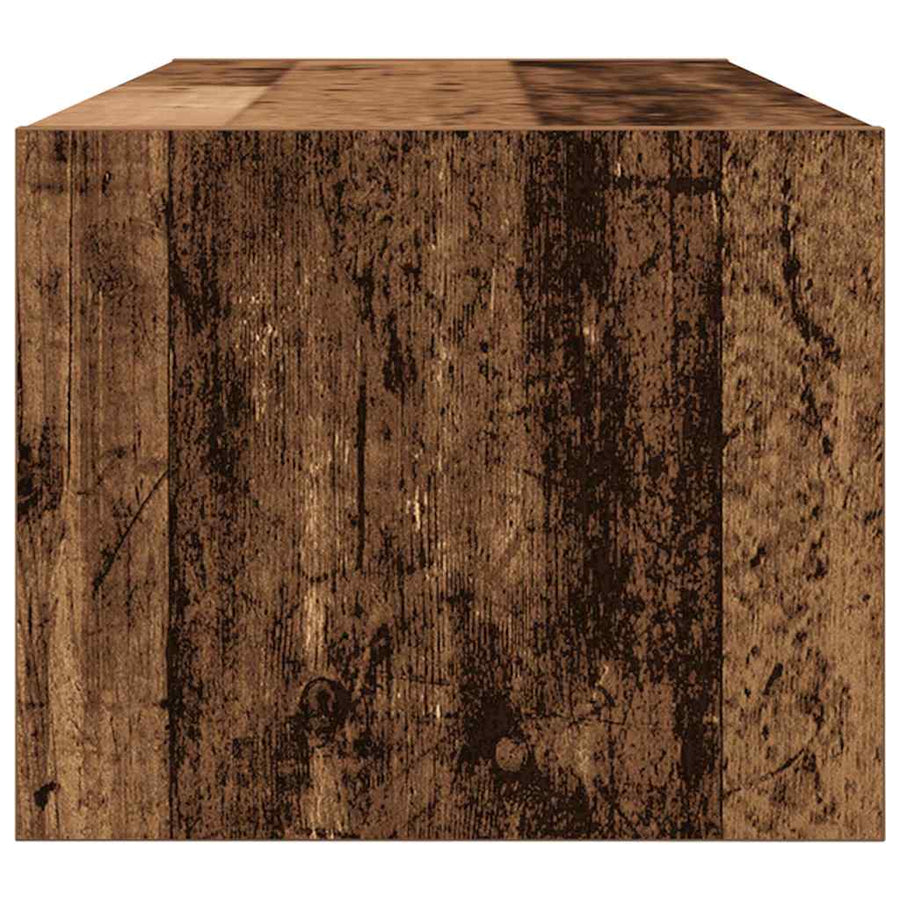 Tv-meubels 2 st 80x31x25,5 cm bewerkt hout oud houtkleurig