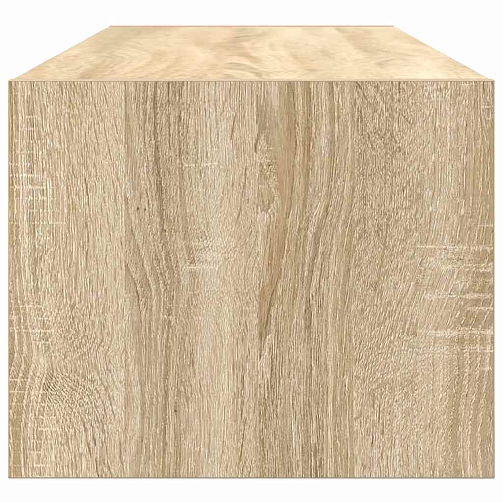 Tv-Kast Met Lade Bewerkt Hout Sonoma eiken