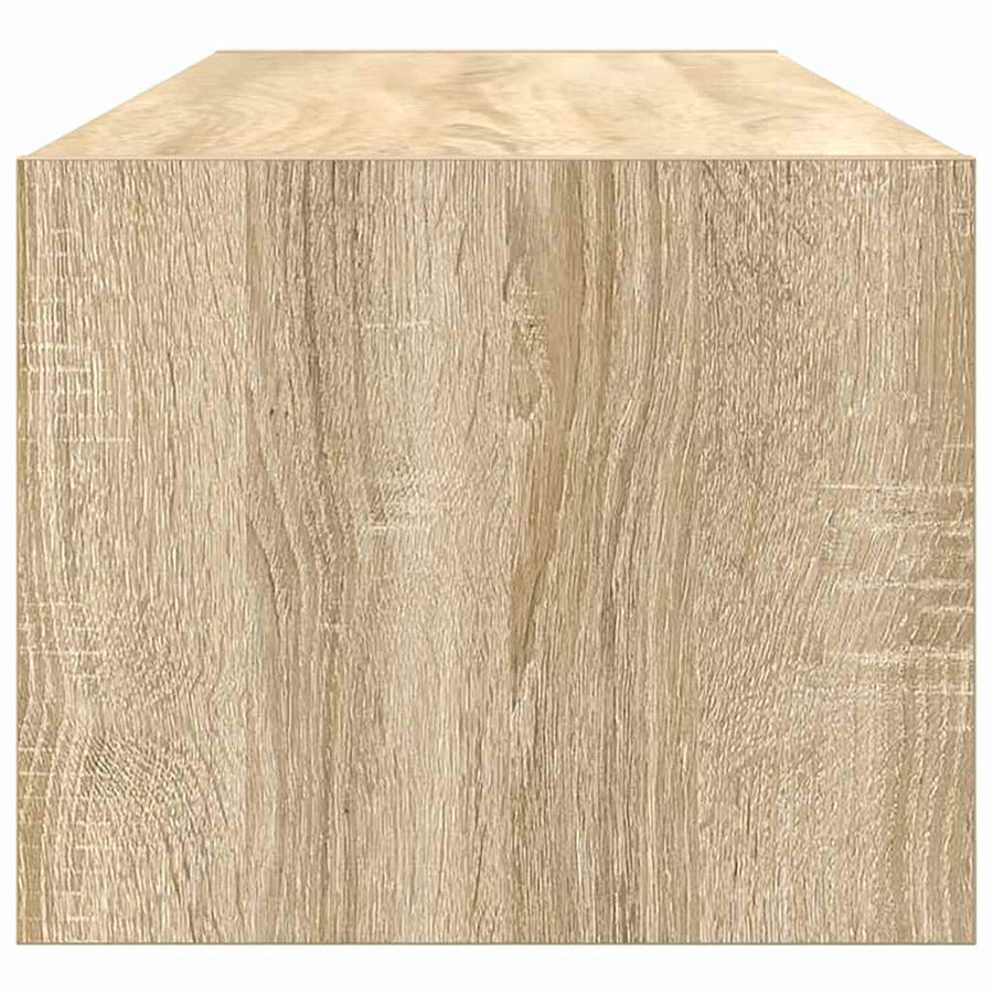 Tv-Kast Met Lade Bewerkt Hout Sonoma eiken