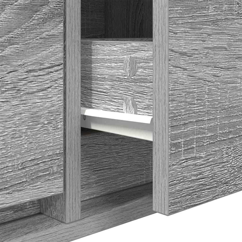 TV-kast met lade Grijs sonoma 100 x 31 x 25,5 cm Bewerkt hout