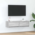 Tv-kast 100x31x25,5 cm grijs sonoma bewerkt hout