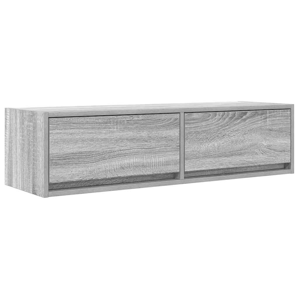 TV-kast met lade Grijs sonoma 100 x 31 x 25,5 cm Bewerkt hout