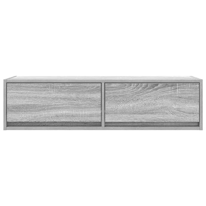 TV-kast met lade Grijs sonoma 100 x 31 x 25,5 cm Bewerkt hout
