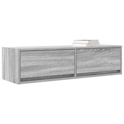 TV-kast met lade Grijs sonoma 100 x 31 x 25,5 cm Bewerkt hout