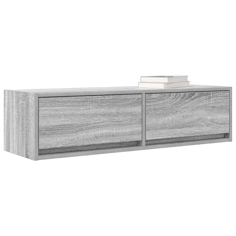 TV-kast met lade Grijs sonoma 100 x 31 x 25,5 cm Bewerkt hout