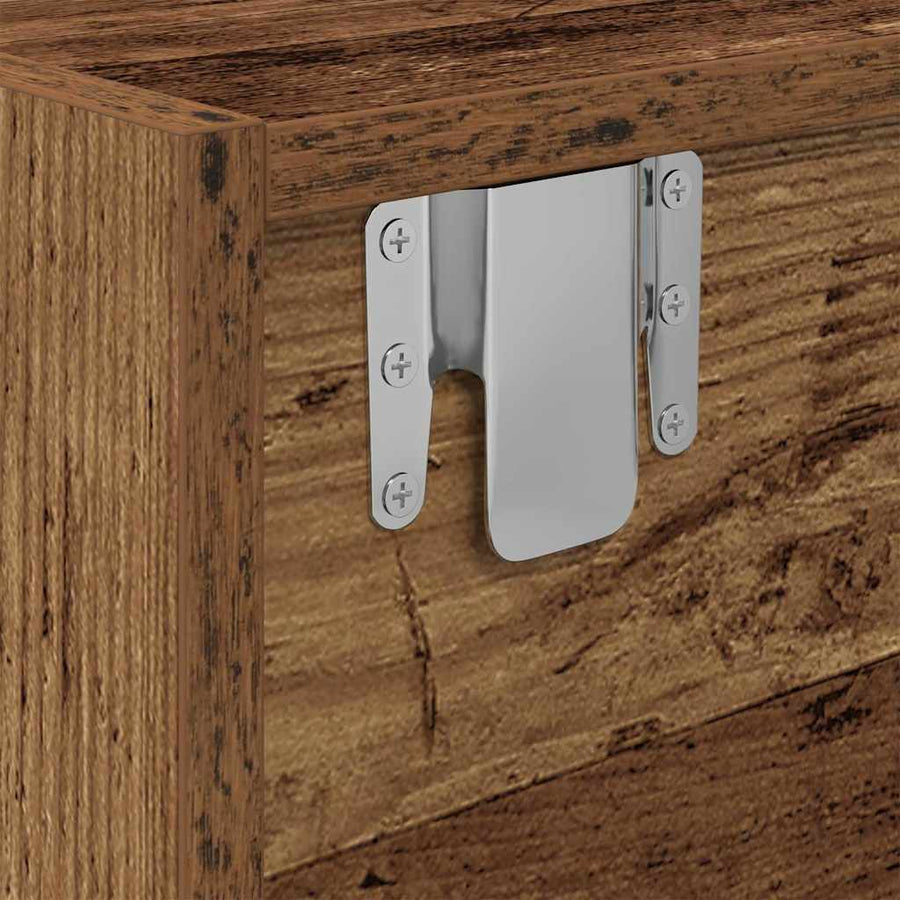 Tv-Kast Met Lade Bewerkt Hout Oud hout