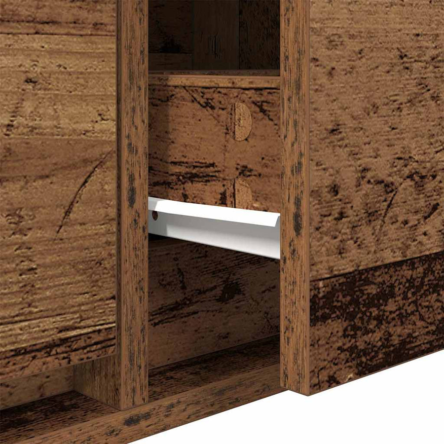 Tv-Kast Met Lade Bewerkt Hout Oud hout
