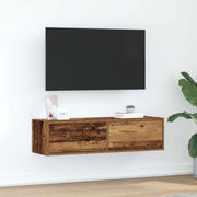 Tv-kast 100x31x25,5 cm bewerkt hout