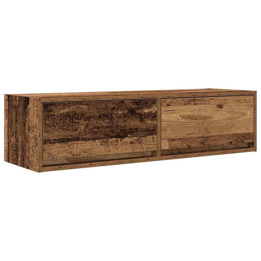Tv-Kast Met Lade Bewerkt Hout Oud hout