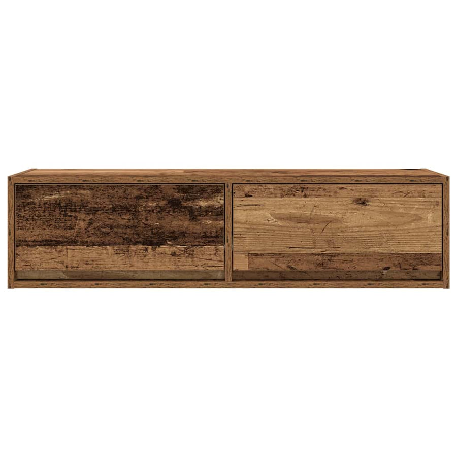 Tv-Kast Met Lade Bewerkt Hout Oud hout