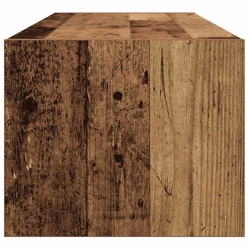 Tv-Kast Met Lade Bewerkt Hout Oud hout