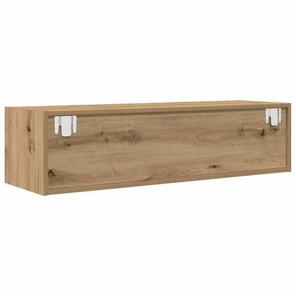 Tv-Kast Bewerkt Hout artisanaal eikenkleurig