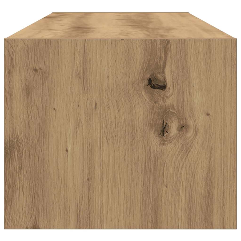 Tv-Kast Bewerkt Hout artisanaal eikenkleurig