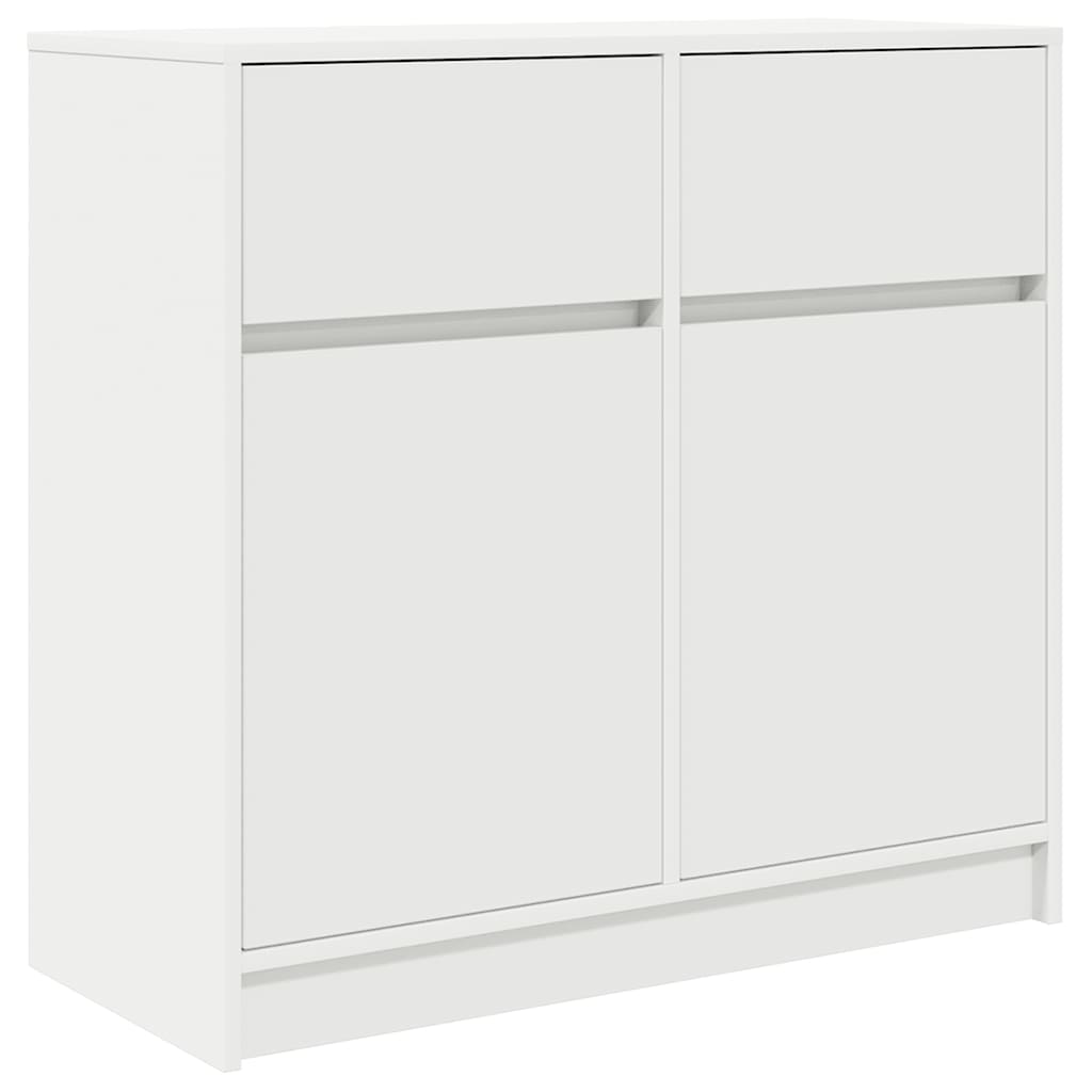 Dressoir met lade 80x34x76 cm spaanplaat wit