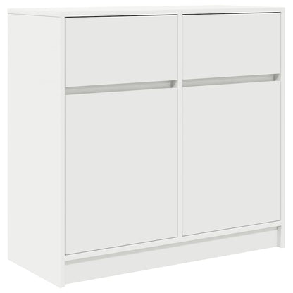 Dressoir met lade 80x34x76 cm spaanplaat wit