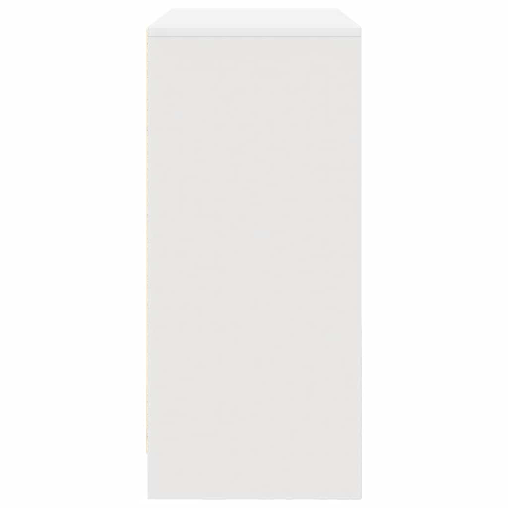 Dressoir met lade 80x34x76 cm spaanplaat wit