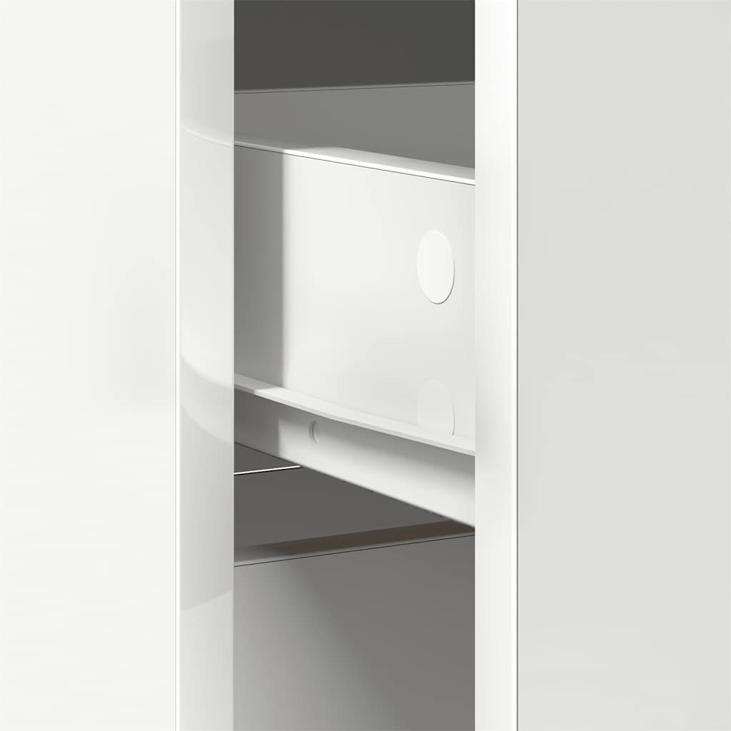 Dressoir met lade 80x34x76 cm spaanplaat wit