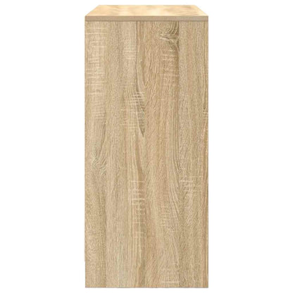 Dressoir met lade 80x34x76 cm spaanplaat sonoma eikenkleurig