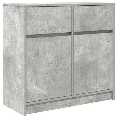 Dressoir met lade 80x34x76 cm spaanplaat betongrijs