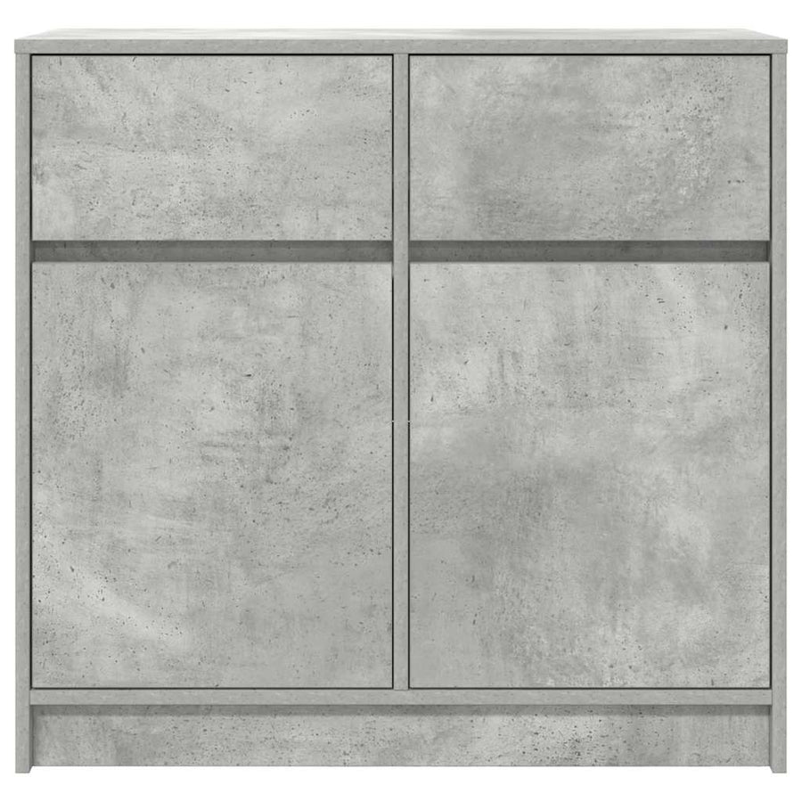 Dressoir met lade 80x34x76 cm spaanplaat betongrijs