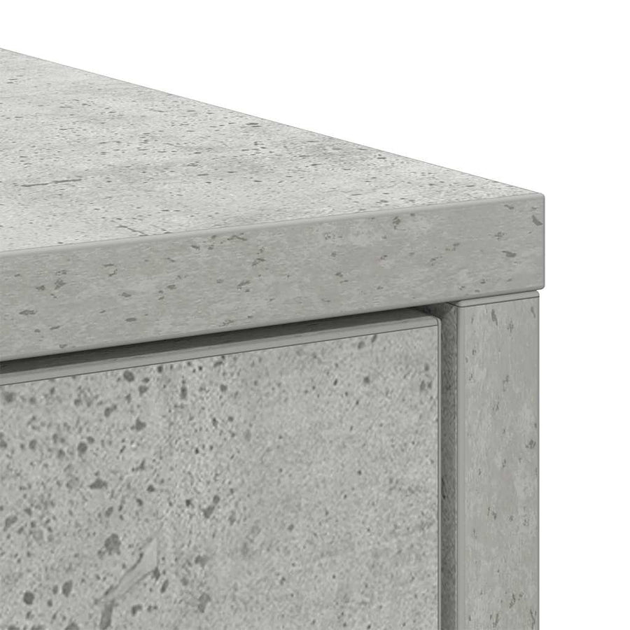 Dressoir met lade 80x34x76 cm spaanplaat betongrijs