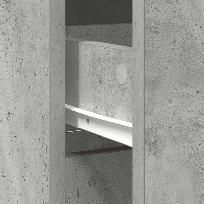 Dressoir met lade 80x34x76 cm spaanplaat betongrijs