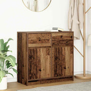 Dressoir 80x34x76 cm spaanplaat oud hout