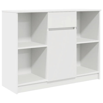 Dressoir met lade 101x35x76 cm spaanplaat wit
