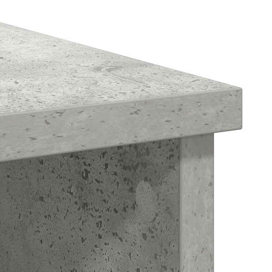 Dressoir met lade 101x35x76 cm spaanplaat betongrijs