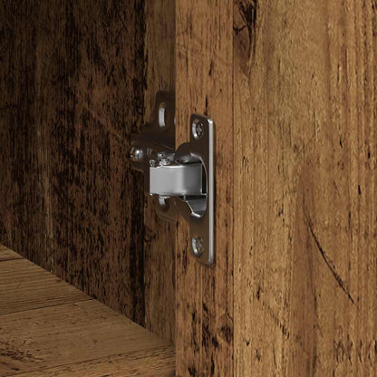 Dressoir met lade 101x35x76 cm spaanplaat oud hout