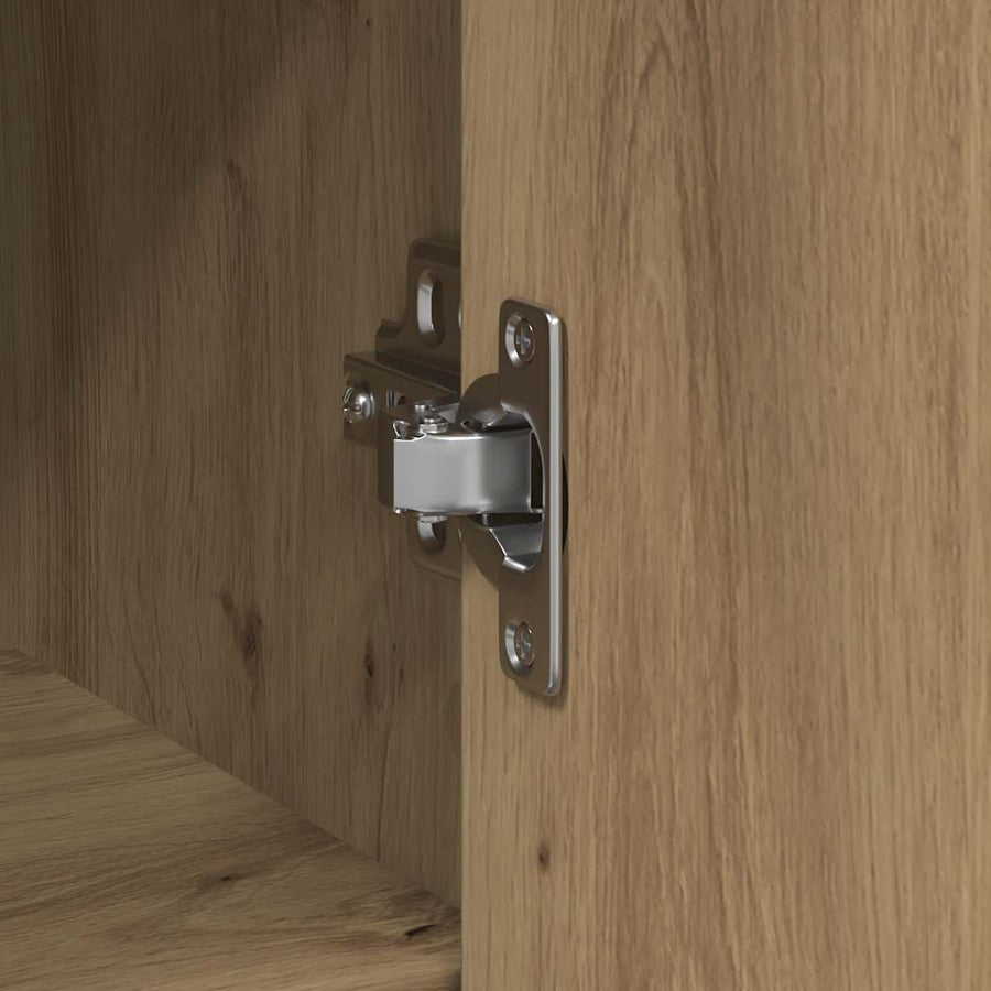 Dressoir lade 101x35x76 cm spaanplaat artisanaal eikenkleurig