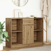 Dressoir 101x35x76 cm spaanplaat artisanaal eiken