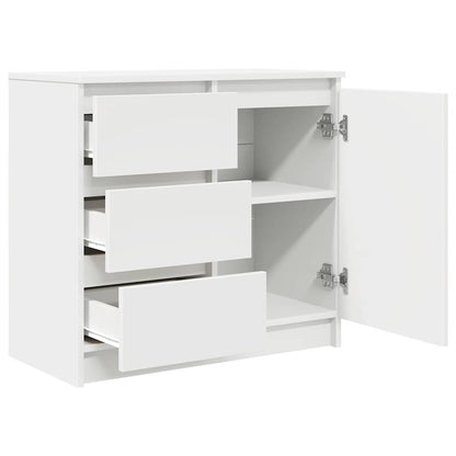 Dressoir met lade 71x35x65 cm spaanplaat wit