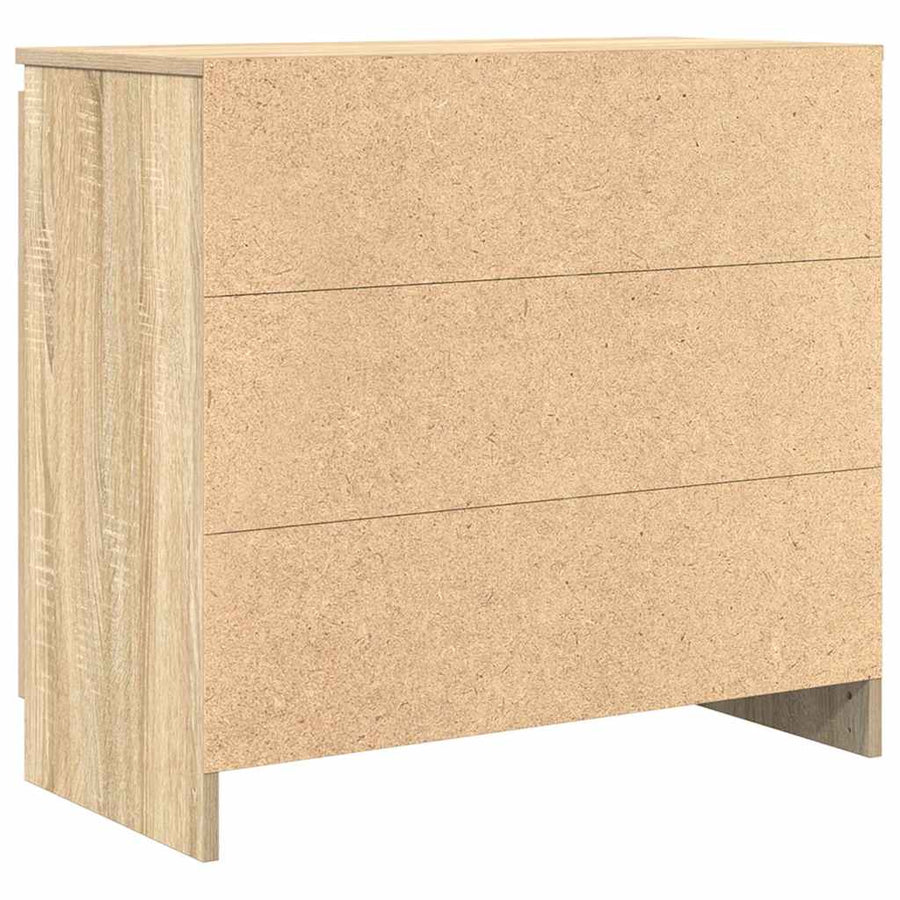 Dressoir met lade 71x35x65 cm spaanplaat sonoma eikenkleurig