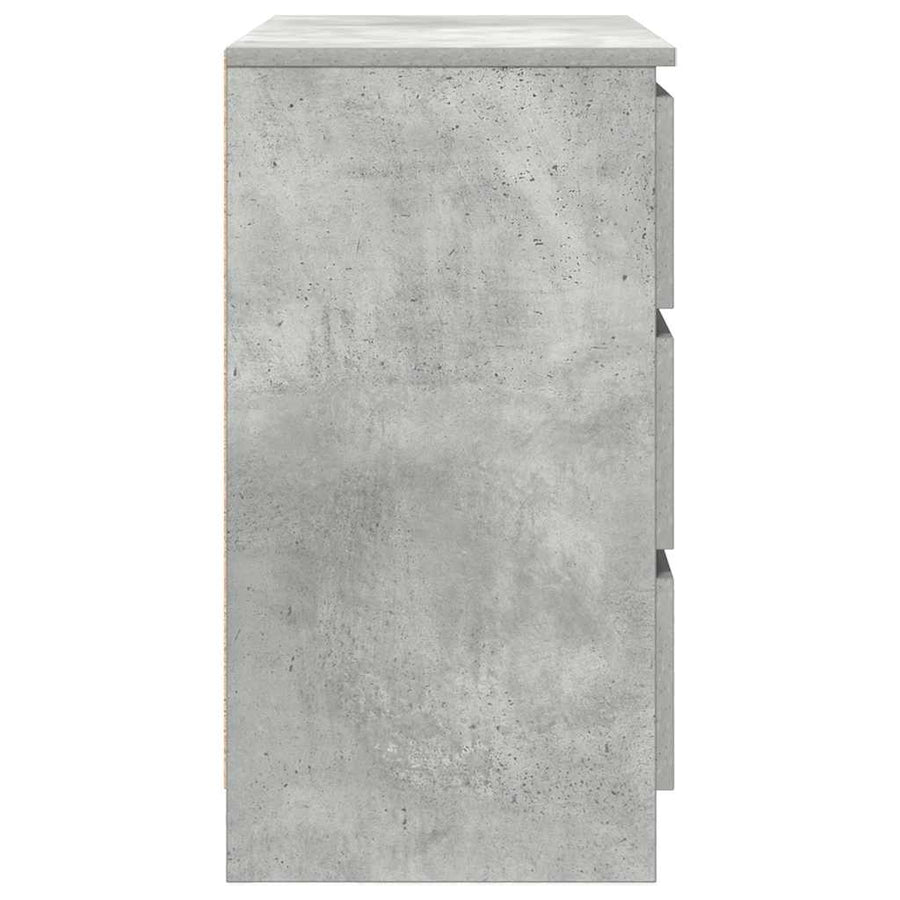 Dressoir met lade 71x35x65 cm spaanplaat betongrijs
