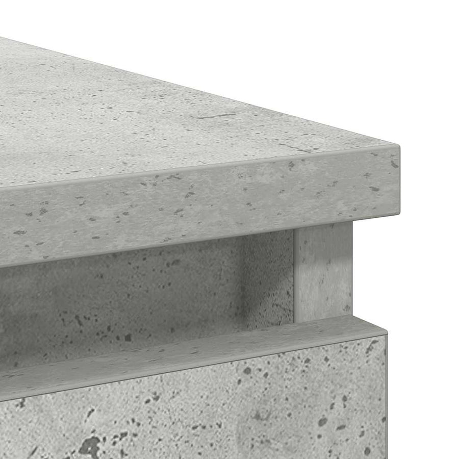 Dressoir met lade 71x35x65 cm spaanplaat betongrijs