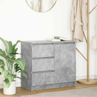 Dressoir 71x35x65 cm spaanplaat betongrijs