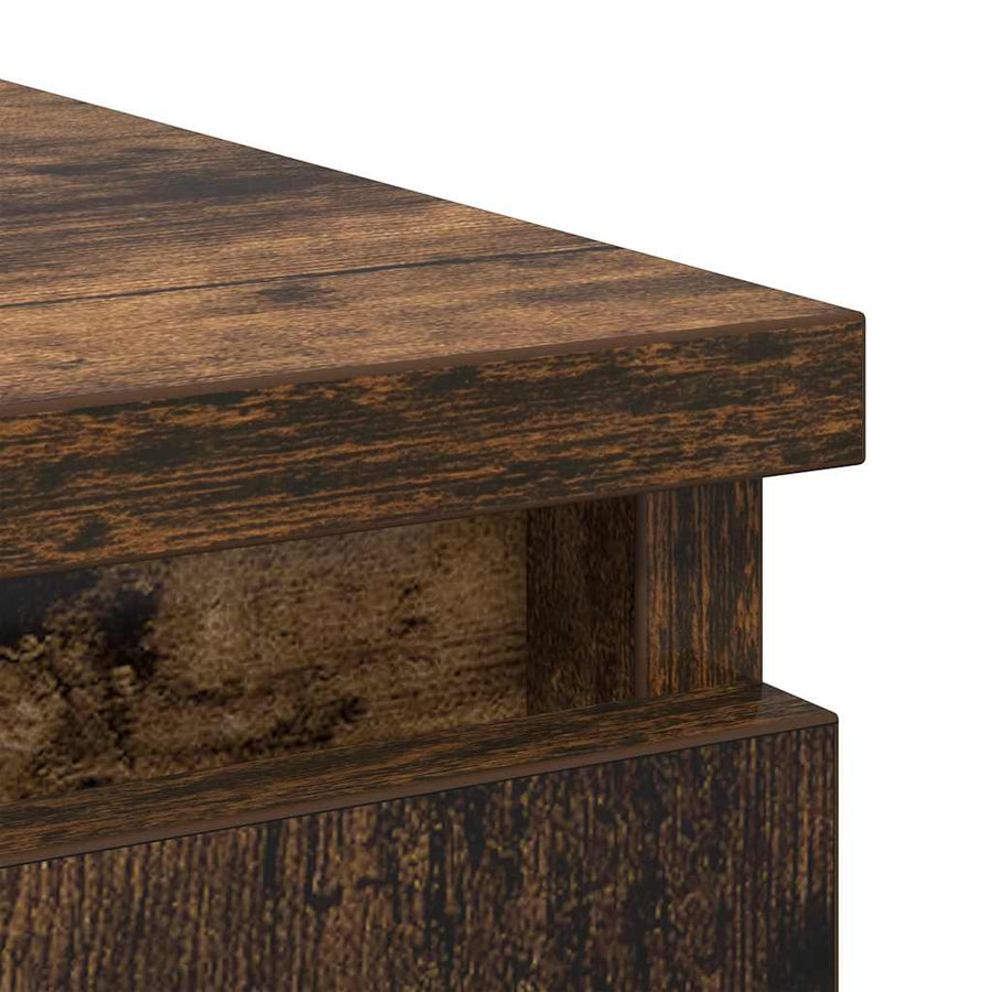 Dressoir met lade 71x35x65 cm spaanplaat gerookt eikenkleurig